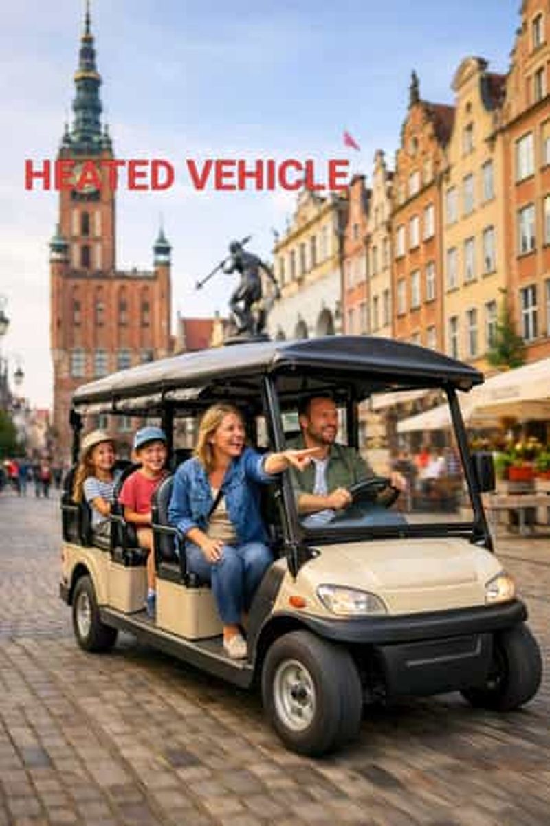Billet Gdańsk : visite citadine en voiturette de golf électrique avec un guide de la région
