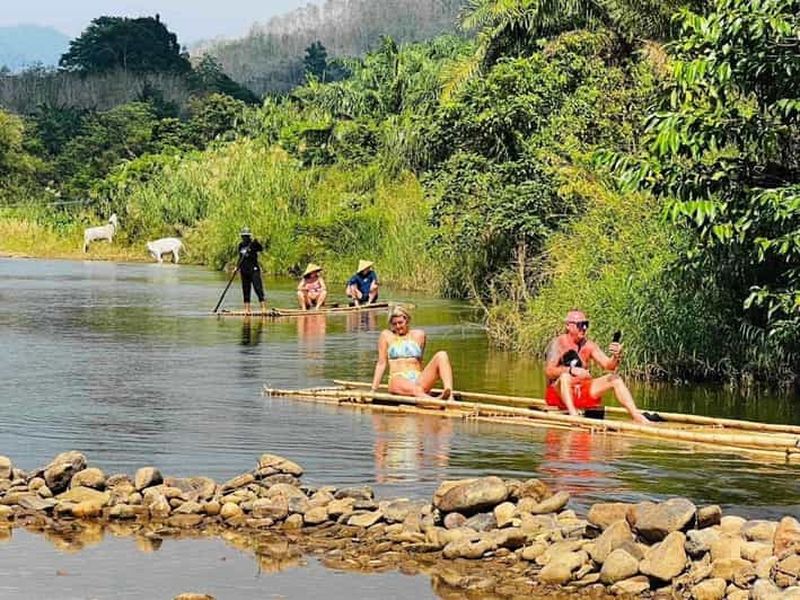 Billet Phuket : Rafting en bambou 5KM + quad 30MIN avec Adv Rafting Option