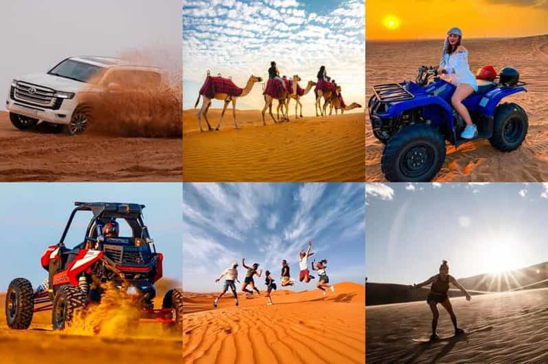 Billet Doha : quad, buggy, balade à dos de chameau et sandboard