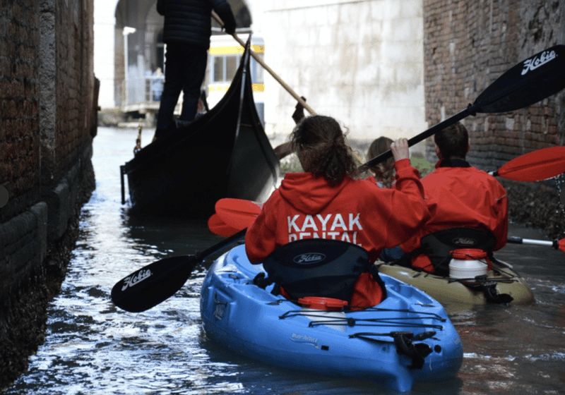 Billet Venise : excursion en kayak, pagayez dans les canaux depuis un point de vue unique