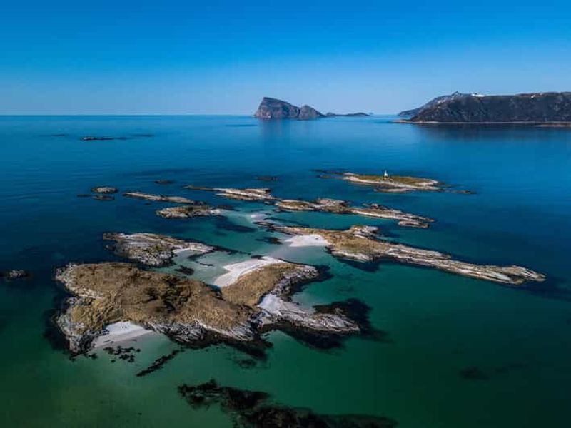 Billet Tromsø : visite en petit groupe du fjord de Kvaløya et Sommarøy avec déjeuner