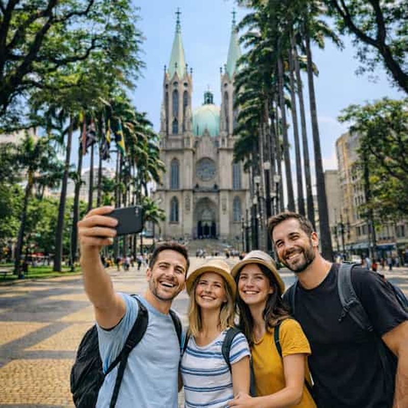 Billet São Paulo : visite à pied privée et halte gastronomique locale en option