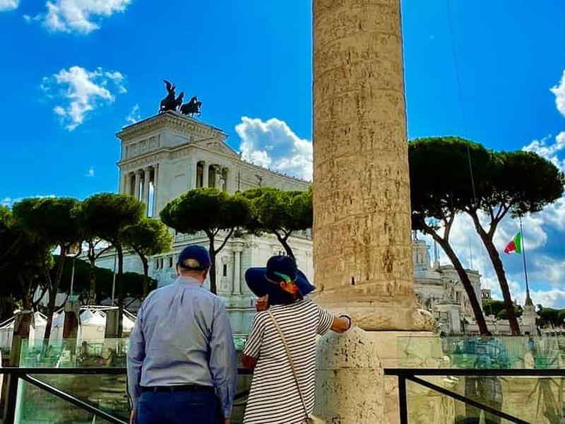 Billet Rome : Marchés, colonnes et forum de Trajan visite privée