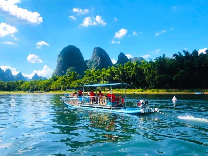 Billet De Guilin à Yangshuo : rafting en bambou sur la rivière Li et culture