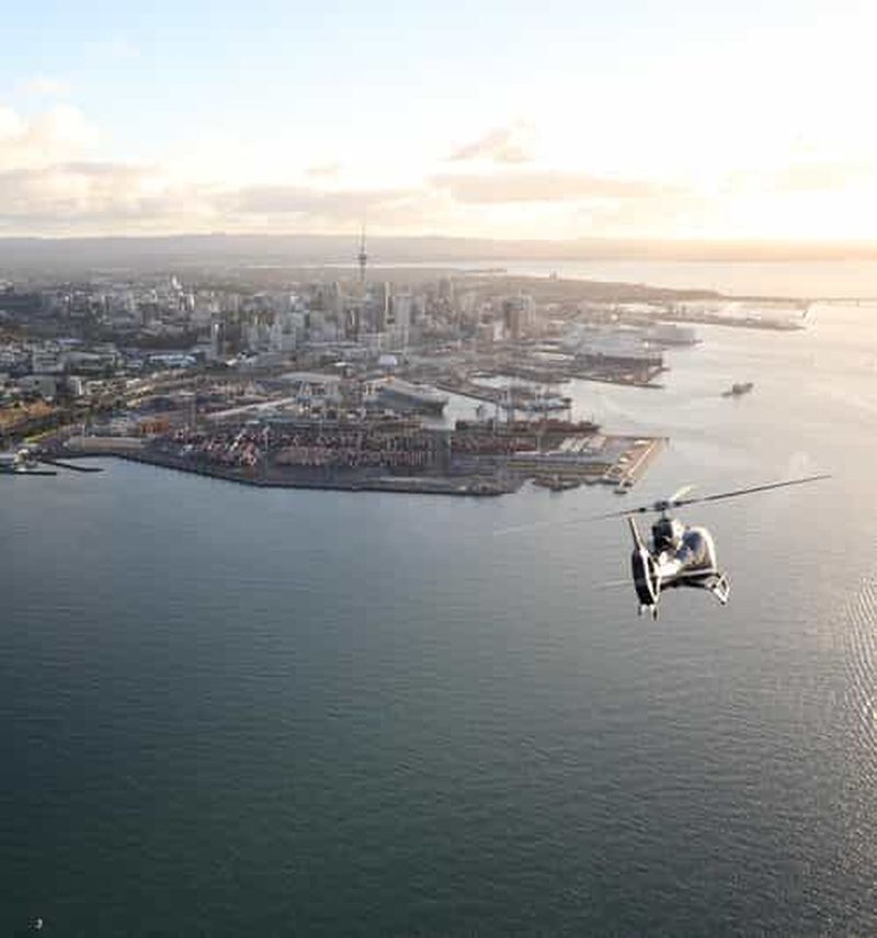 Billet Auckland : vol panoramique de 20 minutes en hélicoptère - Ville et volcans