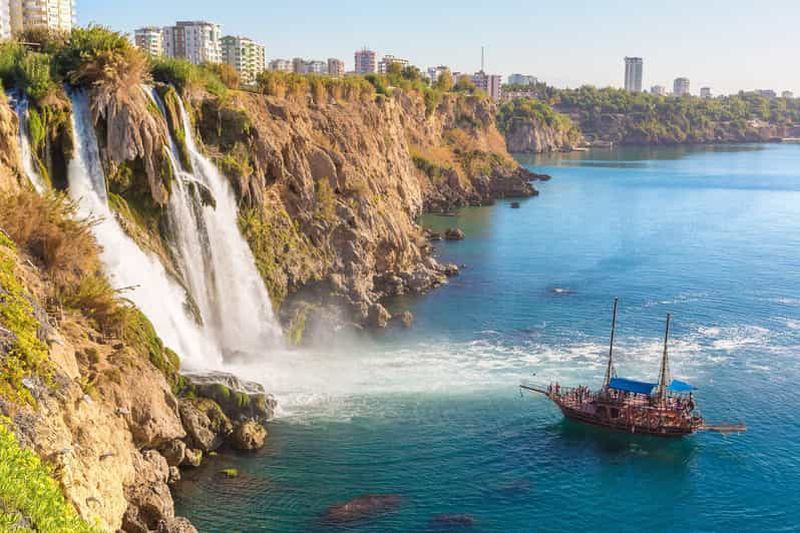Billet Antalya : Excursion en bateau sur la plage et les chutes d'eau avec déjeuner et boissons non alcoolisées