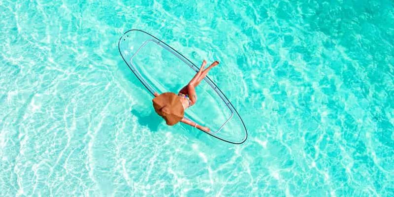 Billet Kayak transparent à Zanzibar avec photos et vidéos de drone, ainsi que prise en charge