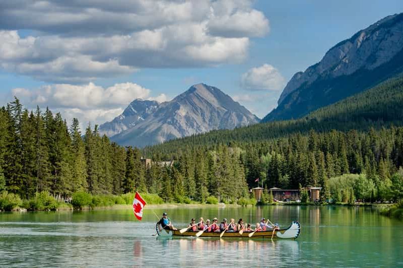 Billet Banff : excursion en canoë sur la rivière Bow
