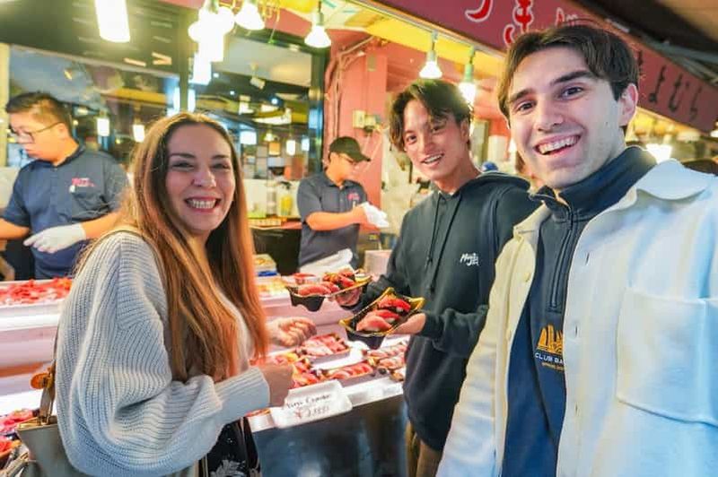 Billet Tokyo : visite du marché aux poissons de Tsukiji avec 6 arrêts et déjeuner de fruits de mer