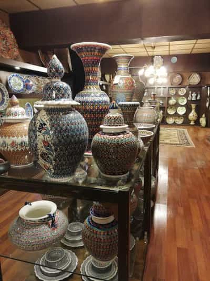 Billet Atelier de poterie traditionnelle depuis le port de Kuşadası