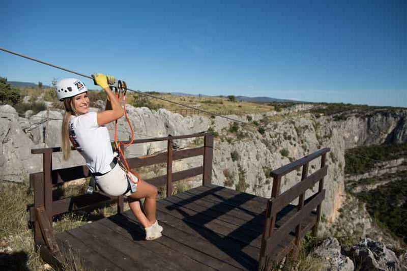 Billet Šibenik : Zipline Šibenik - Canyon de Čikola