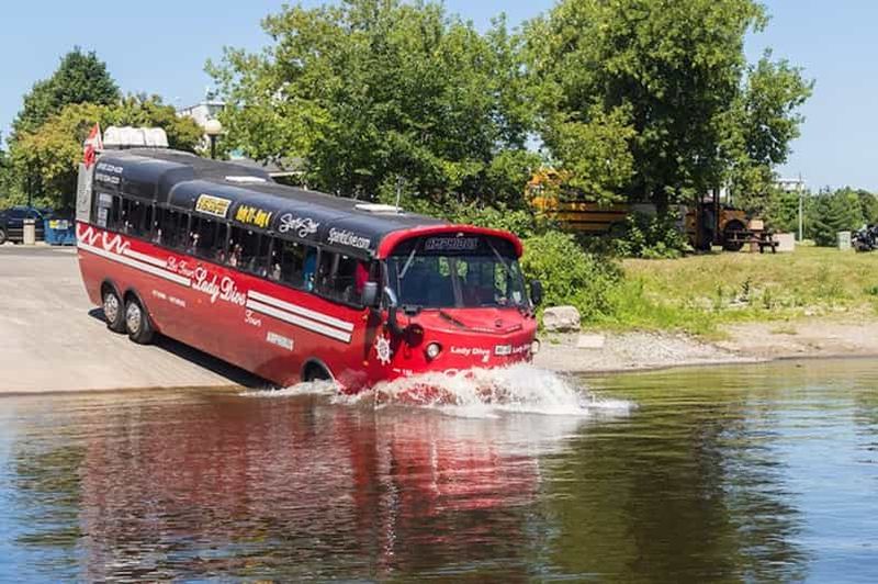 Billet Ottawa : Visite guidée bilingue de la ville en autobus amphibie