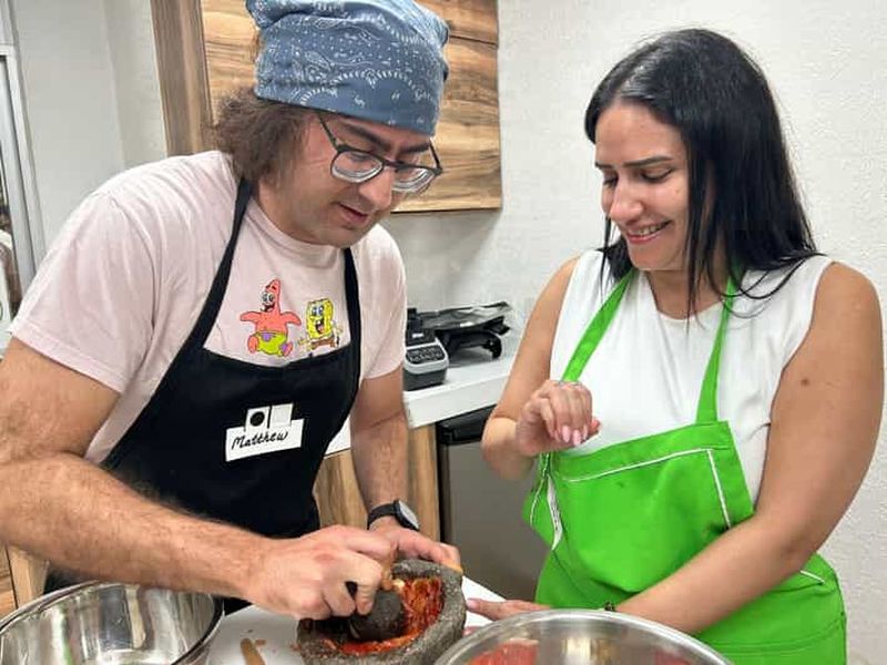 Billet Mexico : Cours de cuisine avec un chef et visite du marché