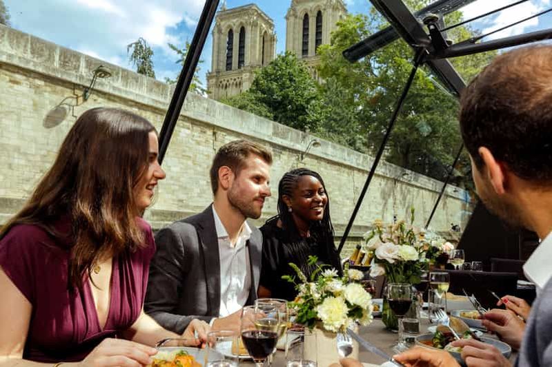 Billet Paris : déjeuner-croisière de 2 heures sur la Seine avec menu de 3 plats