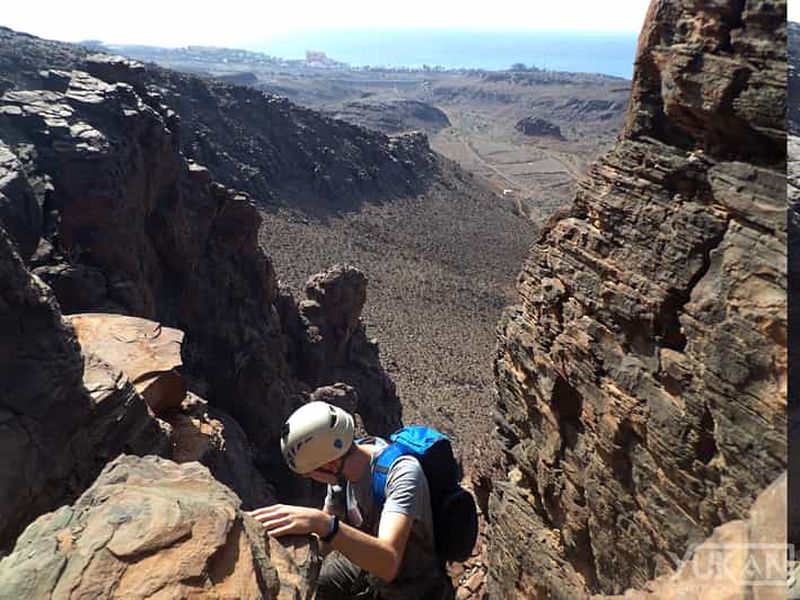 Billet Gran Canaria: voyage d'escalade de falaise via ferrata par Maspalomas