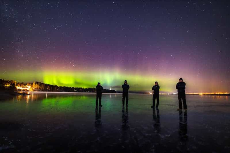 Billet Stockholm : patinage sur glace avec feu et possibilité d'apercevoir des aurores boréales