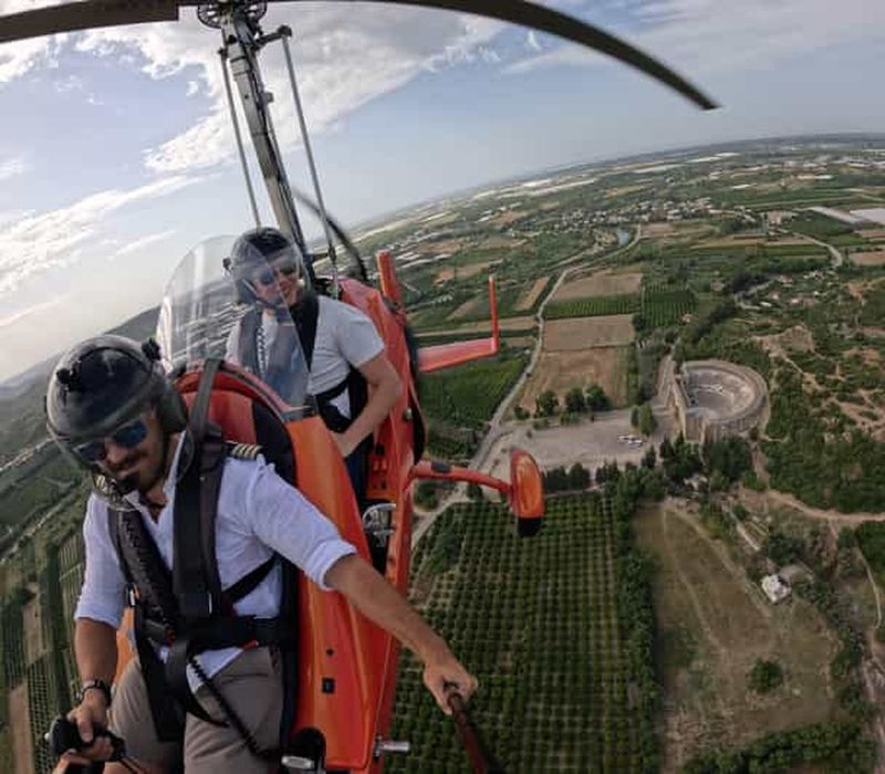Billet Belek : Excursion en gyrocoptère au théâtre antique d'Aspendos