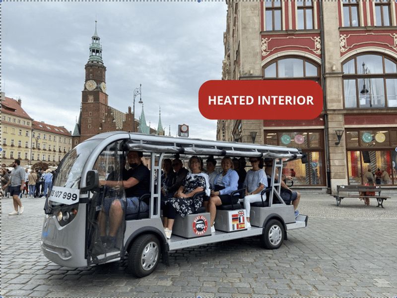 Billet Wroclaw : Visite guidée en voiture électrique et audioguide