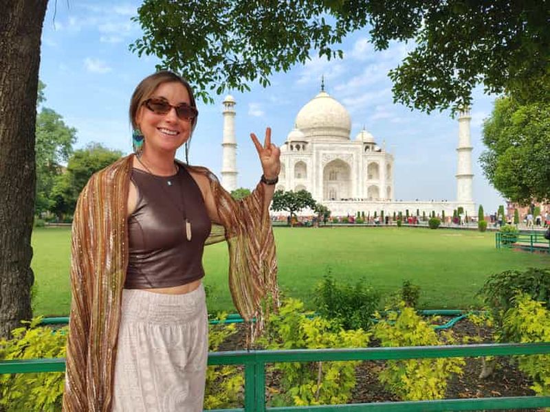 Billet Depuis Delhi : visite privée du Taj Mahal et d'Agra avec déjeuner 5 étoiles