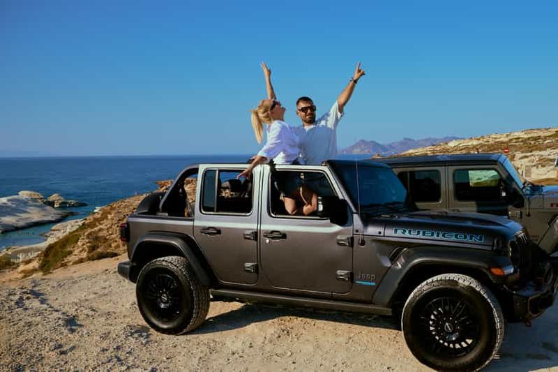 Billet Visite privée en Jeep à Milos : découvrez votre trésor caché