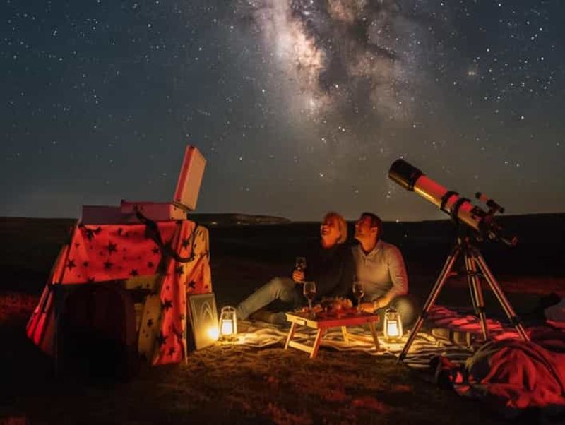 Billet Désert de Tabernas : Nuit étoilée avec télescopes