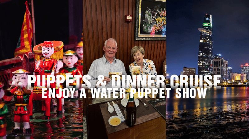 Billet Ho Chi Minh-Ville : spectacle de marionnettes sur l'eau et dîner-croisière