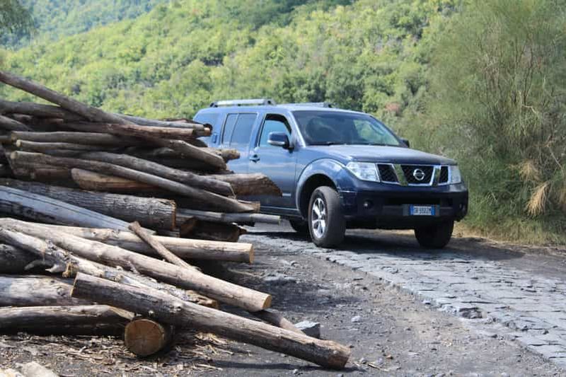 Billet Etna : Tour en Jeep 4x4 - Volcan Vin Etna et Brunch - Idéal pour les croisiéristes