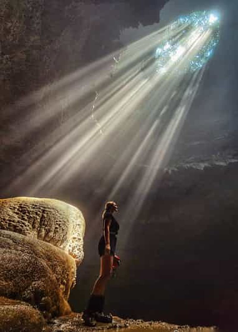 Billet Yogyakarta : Visite de la grotte verticale de Jomblang et de la grotte de Pindul en tubing