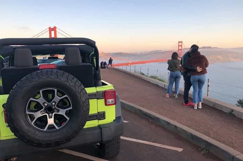 Billet San Francisco : excursion privée en Jeep au coucher du soleil ou de nuit (max. 6 personnes)