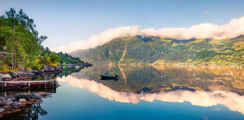 Billet Bergen : visite en bus du Hardangerfjord et des cascades, avec tarte aux pommes