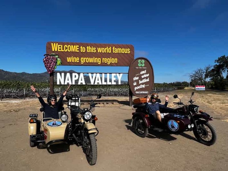 Billet Napa Valley : Visite guidée de la Napa Valley en Sidecar avec 3 établissements vinicoles