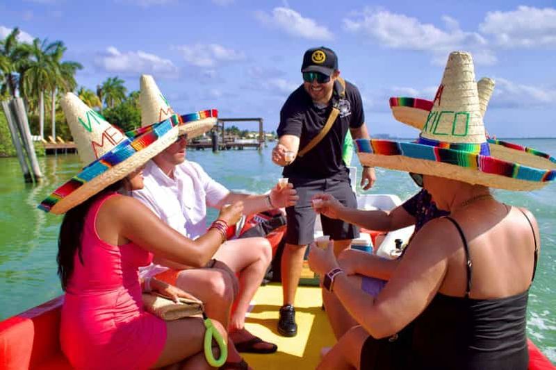 Billet Cancun : Dégustation de tequila sur un bateau