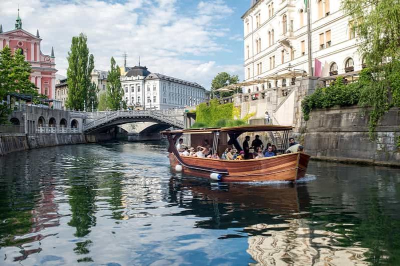 Billet Ljubljana : croisière et dégustation de vin sur la Ljubljanica