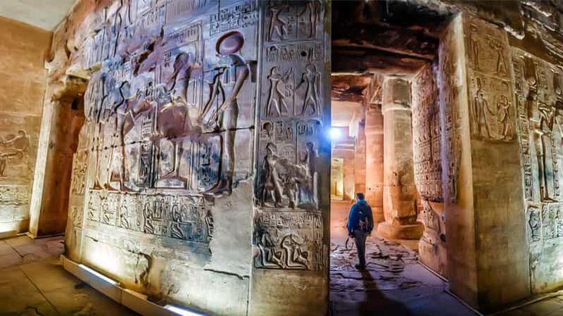 Billet Depuis Louxor : visite privée d'une journée des temples d'Abydos et de Dendera.