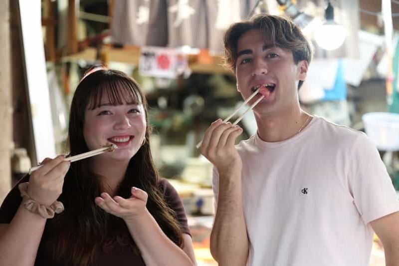 Billet Tokyo : visite privée du marché aux poissons de Tsukiji avec 3 arrêts gastronomiques