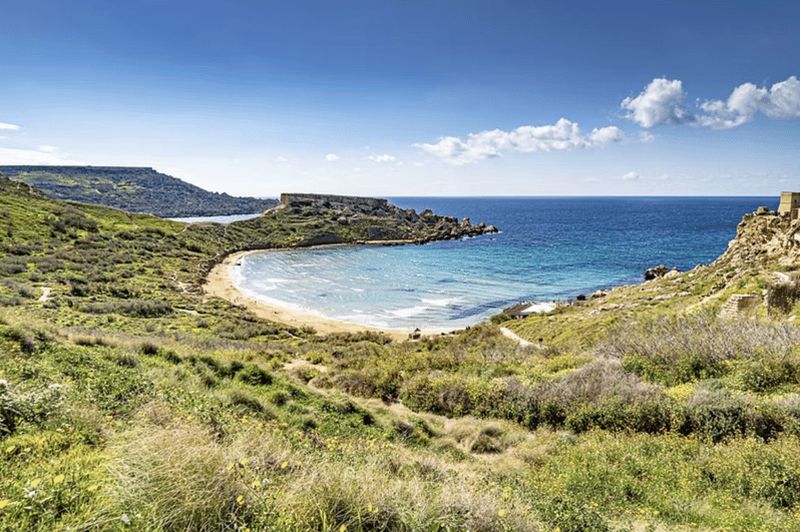 Billet Malte : excursion privée en bateau à Golden Bay avec snorkeling