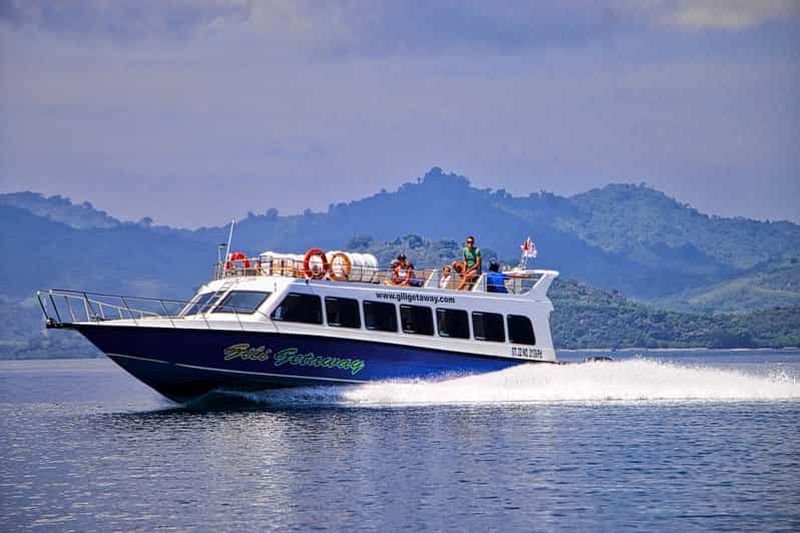 Billet Bali vers/depuis Gili Air : Bateau rapide avec transfert optionnel à Bali
