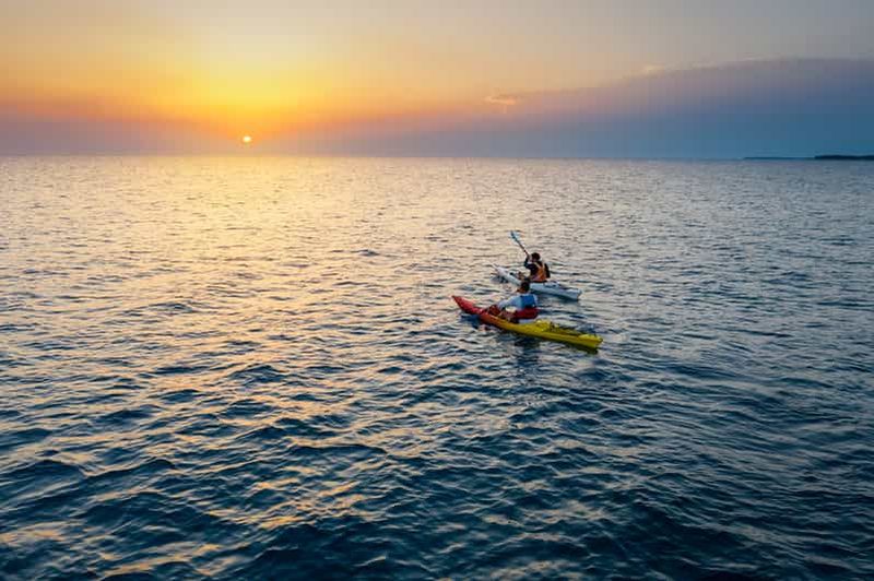 Billet Poreč : Excursion en kayak de mer au coucher du soleil