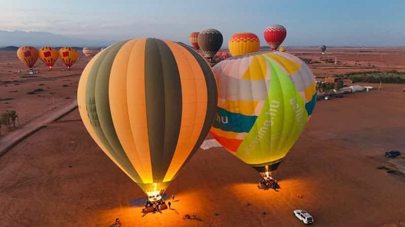 Billet Marrakech : vol en montgolfière et petit-déjeuner sur un toit