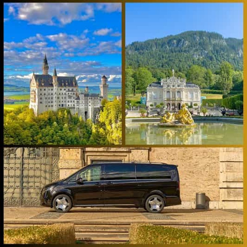 Billet Visite de Neuschwanstein au départ de Munich Van de luxe 6 personnes avec chauffeur privé