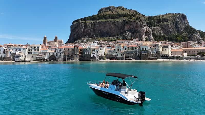 Billet Cefalù : sortie en bateau privée, snorkeling et apéritif (1-8 pax)