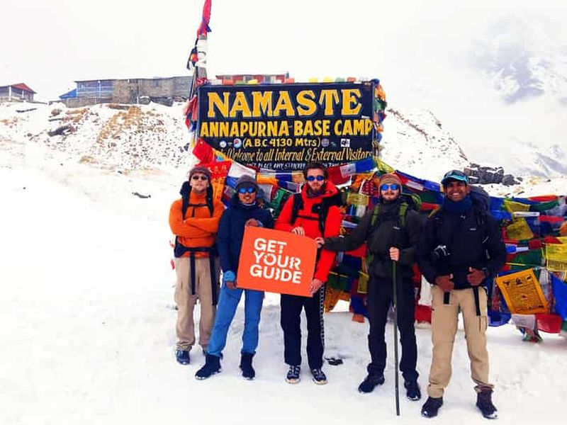 Billet Katmandou/Pokhara : Trek de 5 jours au camp de base de l'Annapurna (ABC)