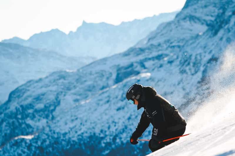 Billet École de ski de Saint-Moritz : cours de ski privé le matin