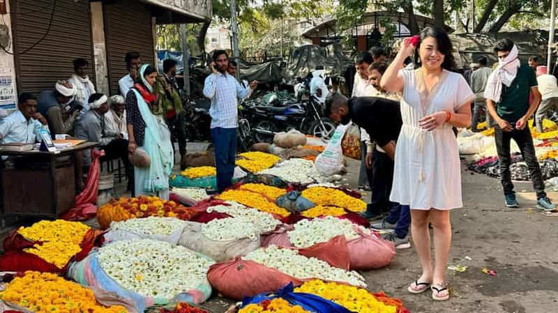 Billet Visite citadine de Jaipur : marché aux fleurs, monuments et temples