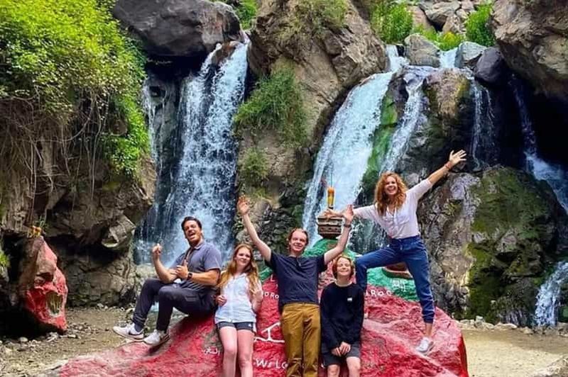 Billet Depuis Marrakech : excursion d'une journée dans la vallée de l'Ourika, visites des cascades