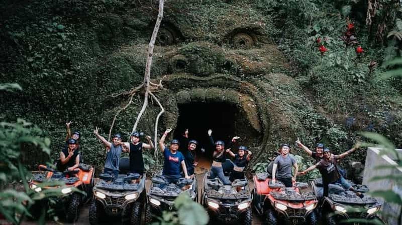 Billet Bali : quad dans la grotte du gorille, descente en bouée sur la rivière et coucher de soleil au Cretya