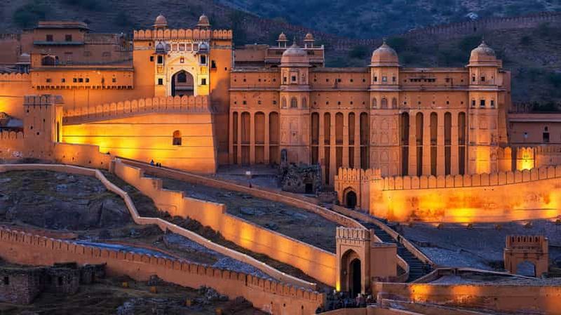 Billet Jaipur : Spectacle son et lumière au Fort d'Amber avec dîner