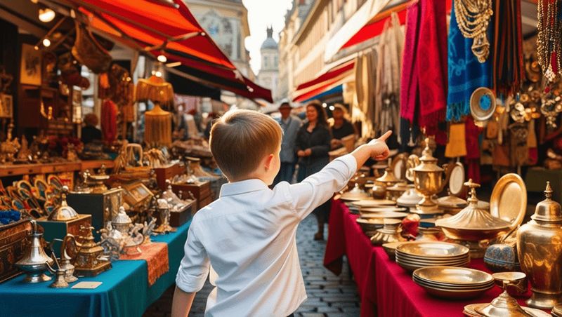 Billet Vienne : visite à pied des marchés aux puces et des friperies