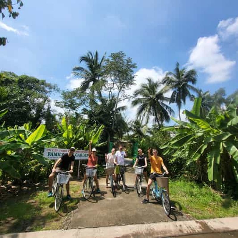 Billet Excursion privée d'une journée dans la nature du delta du Mékong : vélo-kayak-canoë...