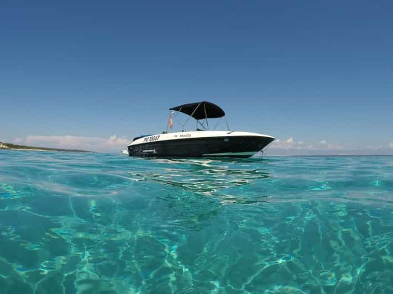 Billet Pula : visite privée en bateau et plongée avec tuba dans les grottes